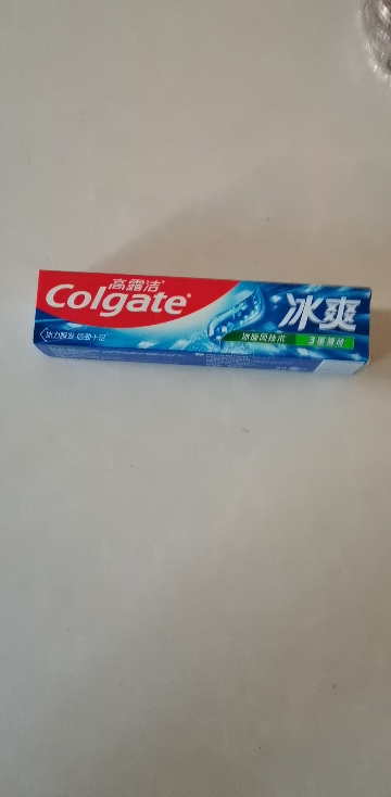 高露洁冰爽三重薄荷牙膏口腔护理清洁清新冰凉口气家庭装120g晒单图