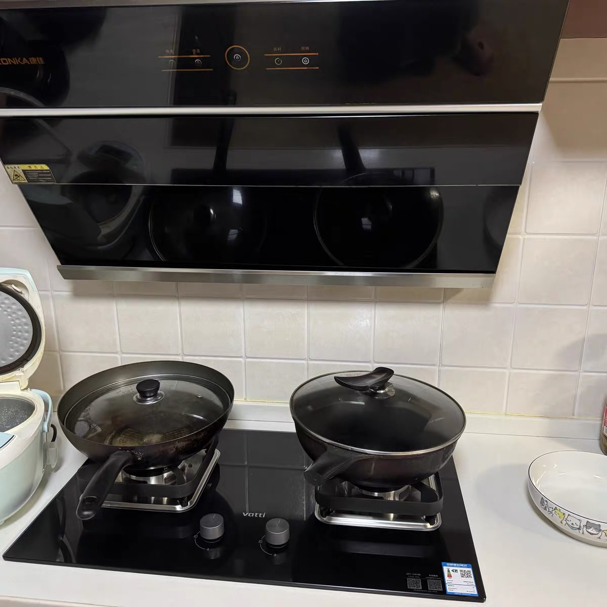 华帝(vatti)5.2KW火力燃气灶 JZT-i10105 天然气双眼灶 厨房家用嵌入式 可调节热电偶熄火保护晒单图