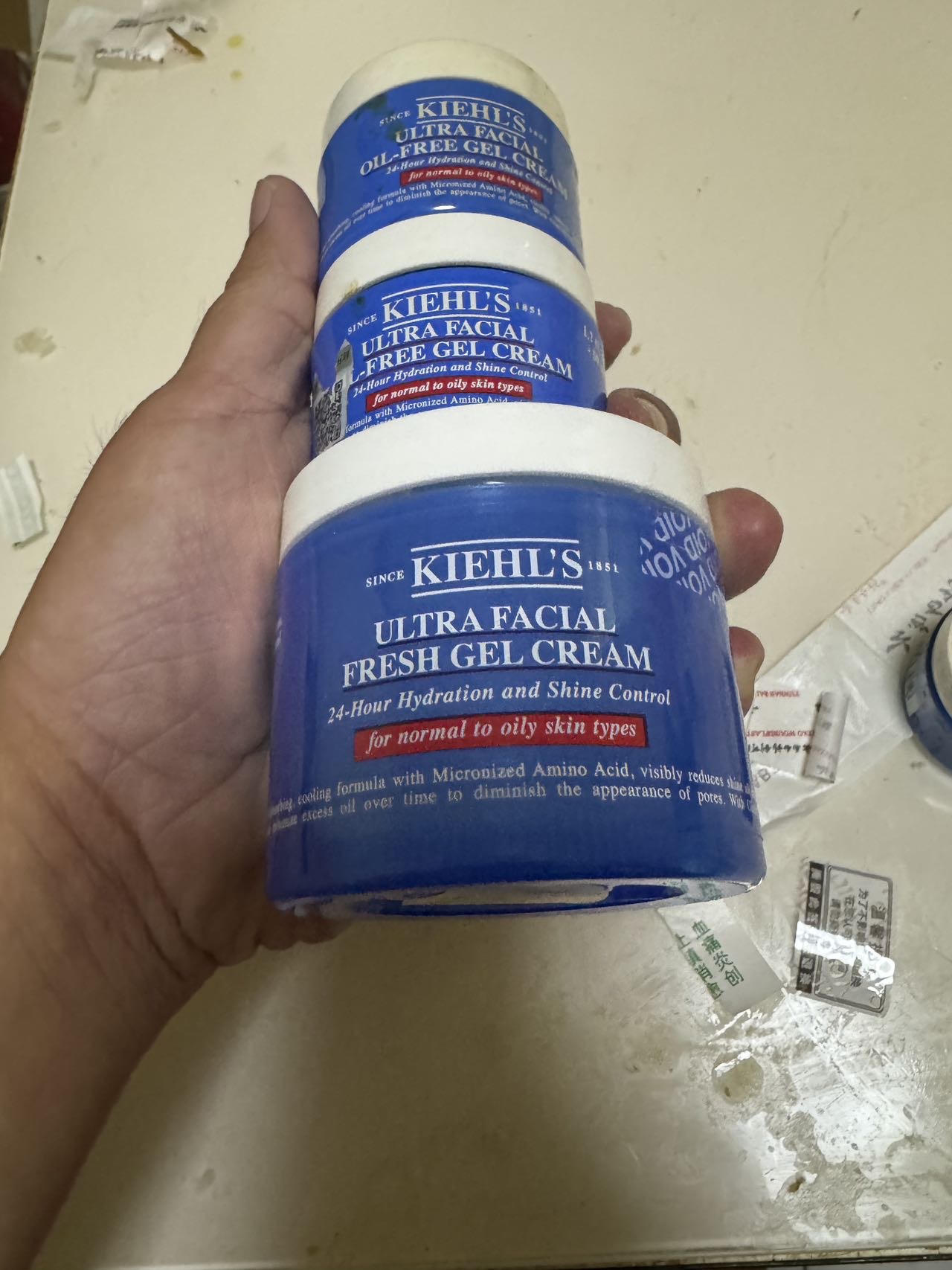 科颜氏(Kiehl's)面霜高保湿清爽啫喱无油 保湿补水滋润营养面霜清爽控油大面霜 啫喱面/霜125ml晒单图