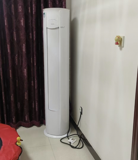 美的空调3匹智行二代 新一级能效柜机变频冷暖大风口家用客厅立式圆柜 KFR-72LW/N8YH2-1晒单图