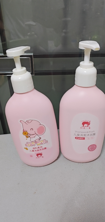 红色小象儿童 洗发沐浴露二合一786ml 宝宝洗护正品儿童洗发水晒单图