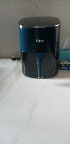 苏泊尔(SUPOR)空气炸锅家用6升大容量可视不用翻面蒸汽嫩炸大功率全自动薯条机电炸锅8分钟速炸无油低脂智能触屏晒单图