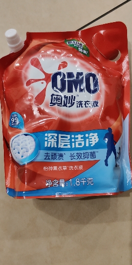 奥妙除菌洗衣液男士持久留香家用抑菌除螨实惠装袋装正品官方旗舰-深层洁净1.8kg晒单图