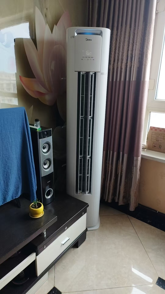 [官方正品]美的空调3匹p酷省电新一级智能全直流变频冷暖立式柜机节能客厅圆柱 KFR-72LW/N8KS1-1P国家补贴晒单图