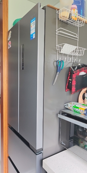 [自营]美的(Midea)冰箱60CM超薄嵌入400升法式多门一级能效变频风冷无霜家用大容量MR-417WFPE国补晒单图