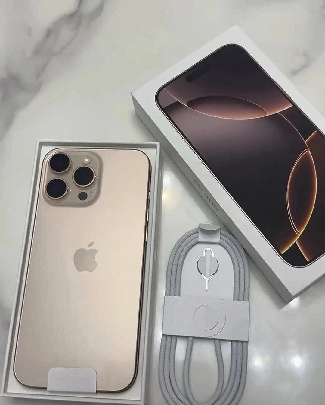 Apple iPhone 16 Pro Max 移动联通电信5G手机 256G 沙漠色钛金属 全新正品国行晒单图