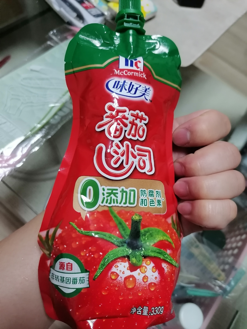 味好美(McCormicK) 调味酱/酱料番茄酱 番茄沙司挤挤装 330g 意大利面酱披萨酱晒单图