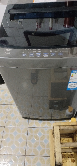 海尔(Haier)10公斤 全自动 波轮洗衣机 1级能效 自编程 纳米微泡净 除螨洗 政府补贴 XQB100-Z10B0晒单图