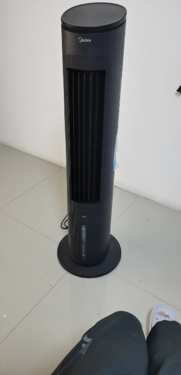 美的空调扇家用冷风机办公室冷风扇塔扇移动摇头净化加湿客厅卧室节能小空调[负离子净化 遥控定时]AAF10MRB晒单图