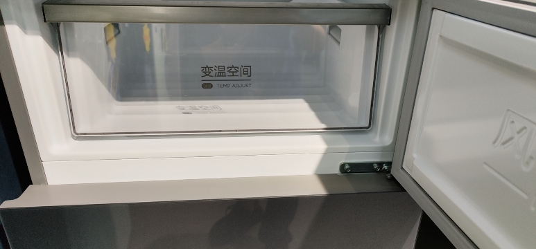 美的冰箱BCD-271WTGPZM沁玉蓝晒单图