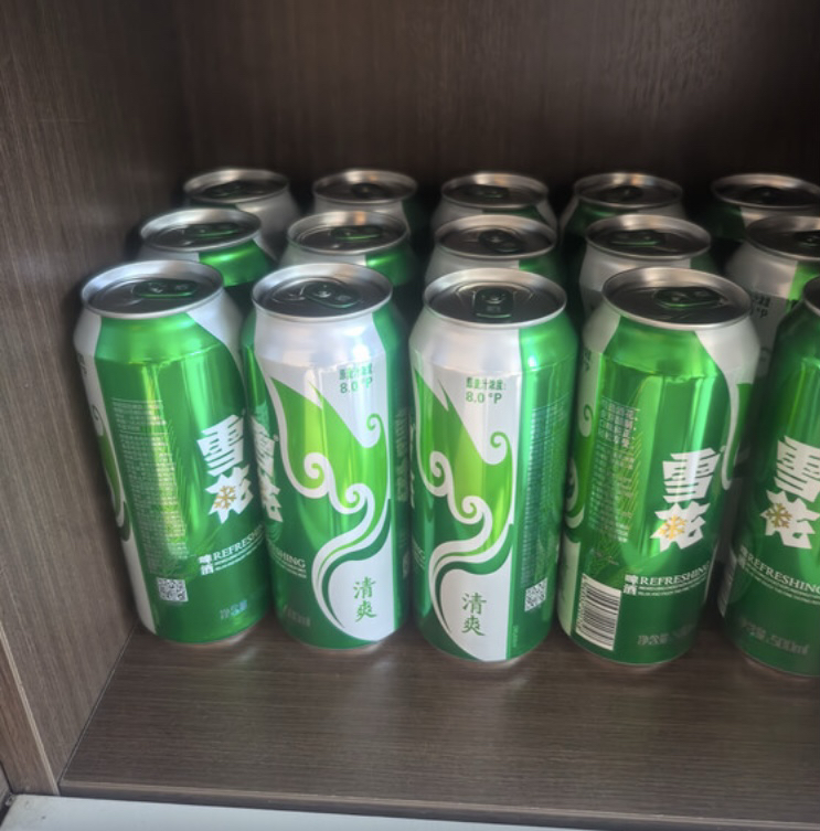 雪花(SNOW)啤酒 口感清爽自饮佳品 500ml*24罐 清爽晒单图