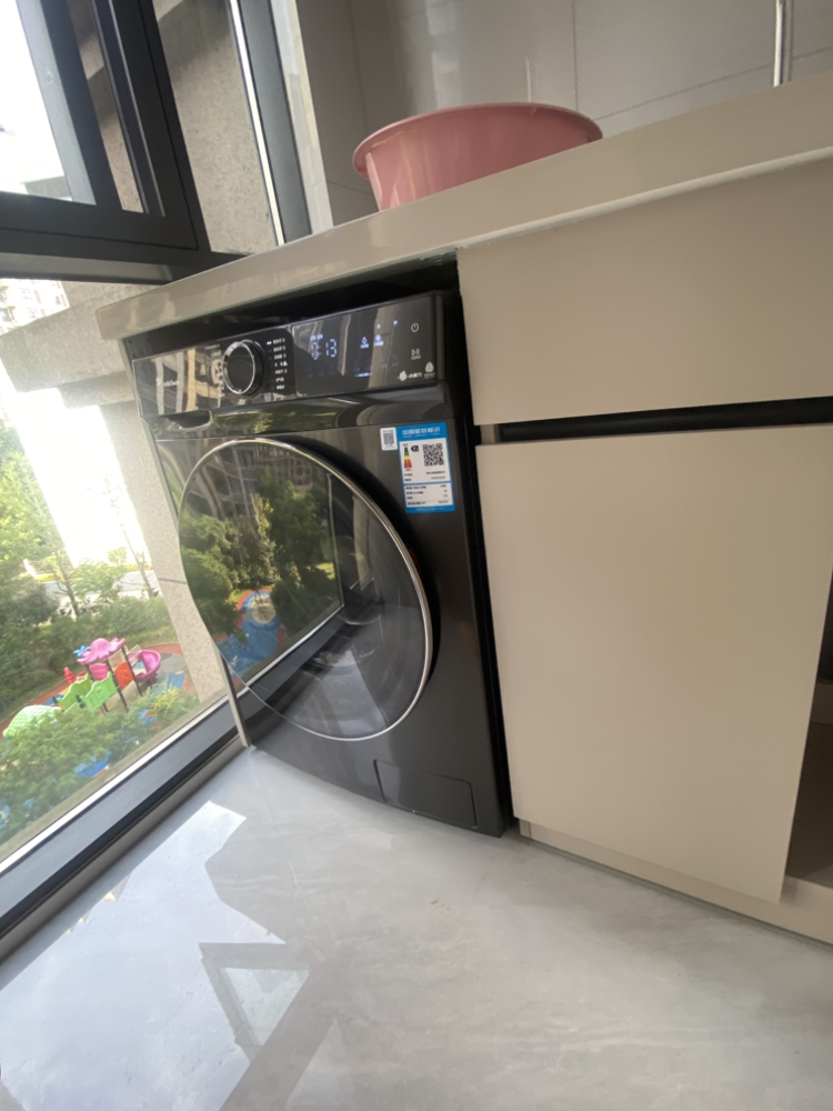 小天鹅(LittleSwan)滚筒洗衣机全自动家用 带烘干洗烘一体[TD100V618PLUS]超薄 10公斤 以旧换新晒单图