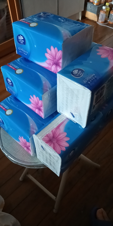 维达超韧抽纸3层S码150抽24包卫生纸 家用实惠装餐巾纸面巾纸卫生纸纸巾(整箱销售)(新旧包装交替发货)晒单图