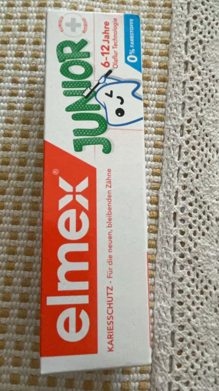 elmex 艾美适欧洲进口含氟儿童牙膏6-12岁少儿防蛀换牙期牙膏59g晒单图