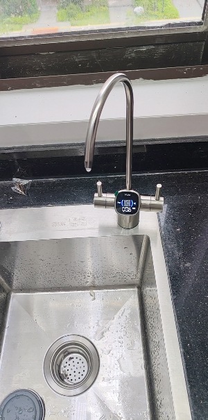 海尔(Haier)净水设备家用净水器鲜活水Pro智慧双出水净水机厨下直饮水机出水可视化TDS净饮机 智慧鲜活水小红花系列晒单图