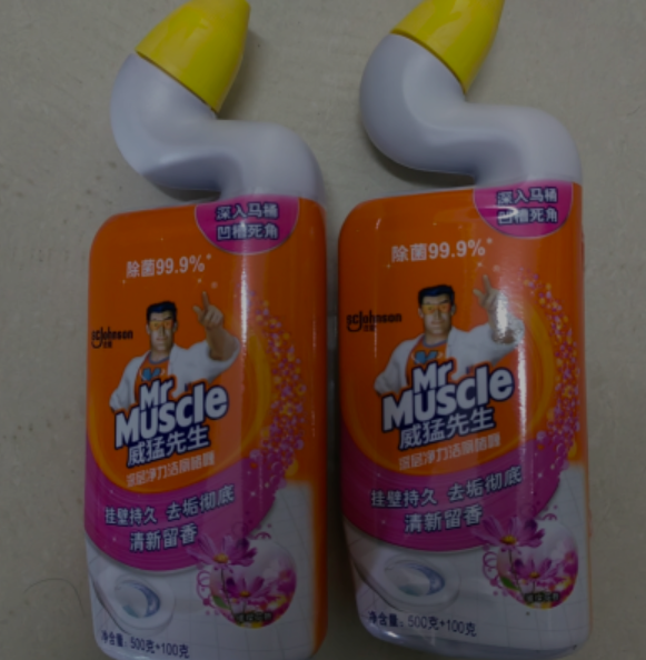 威猛先生洁厕剂深层净力洁厕啫哩璀璨花舞600g*2瓶 除菌去异味洁厕液 厕所马桶除垢洁厕灵晒单图