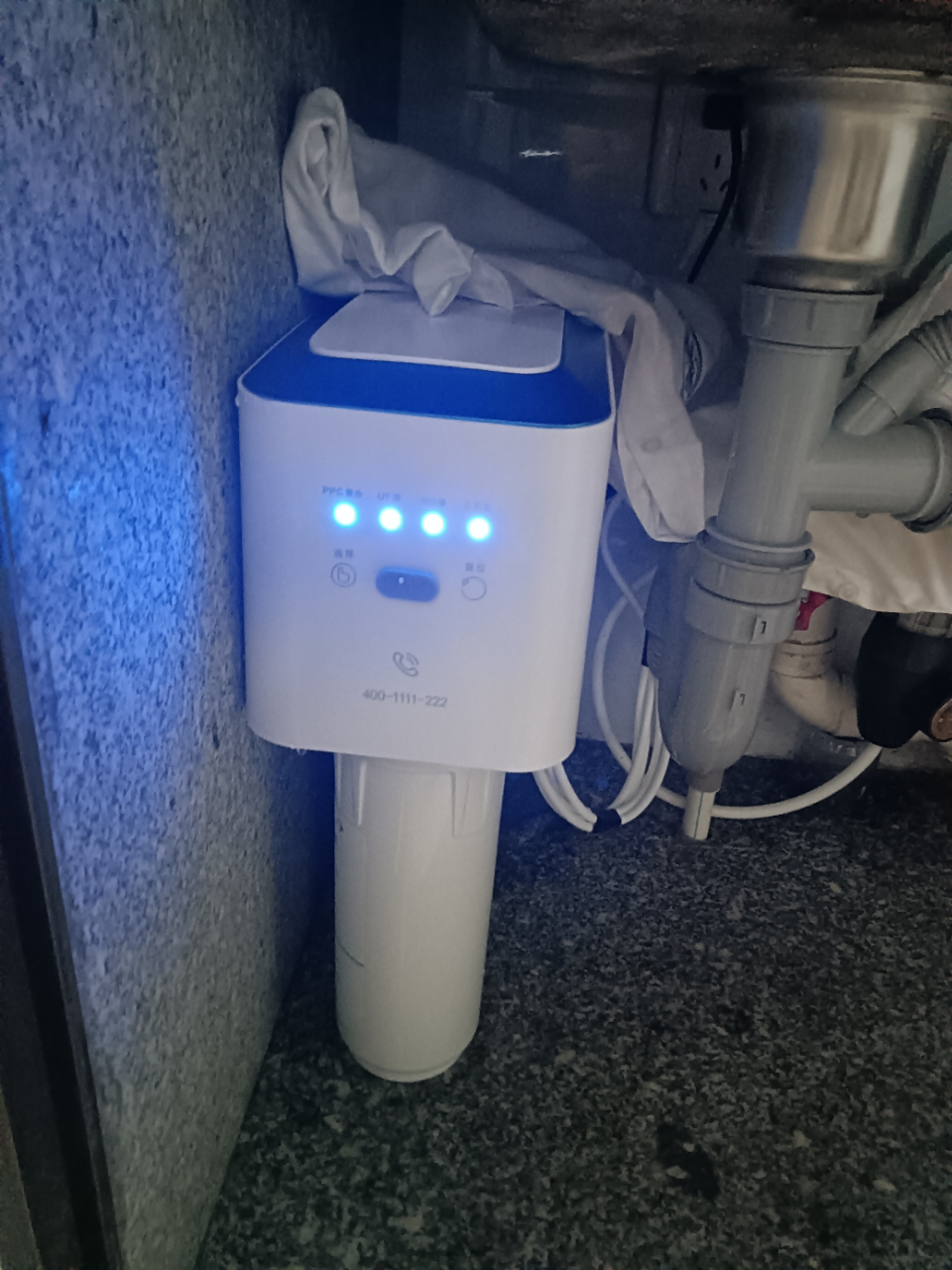 沁园家用净水器KRT3800-净水机双出水RO反渗透直饮纯水机自来水过滤185i升级晒单图