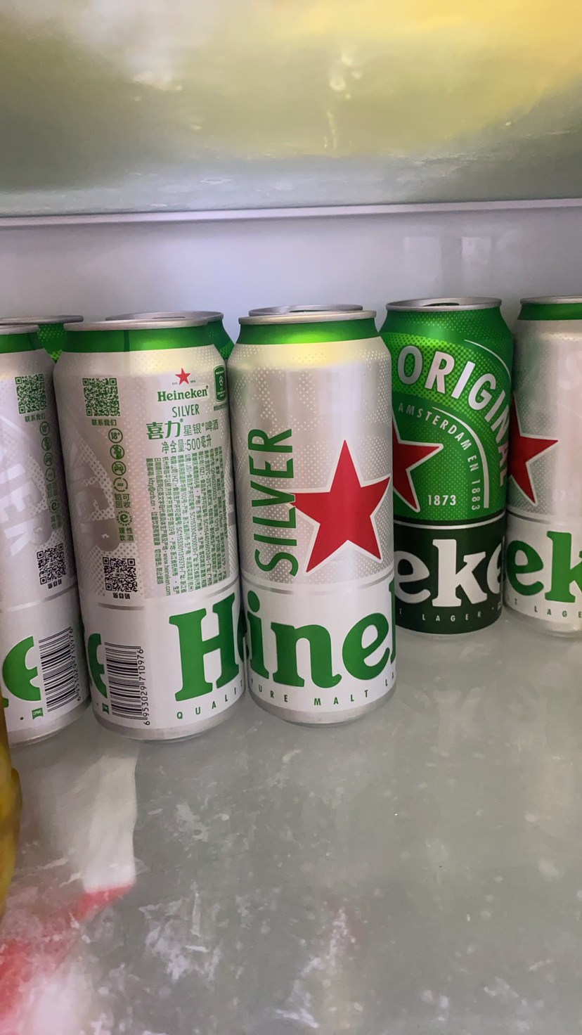 喜力啤酒(Heineken) 经典500ml*6听+星银500ml*6听 两种口味 组合装晒单图