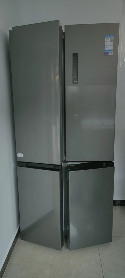 美的(Midea)531双系统双循环十字对开门风冷无霜一级能效变频大容量家用智能电冰箱MR-531WSPZE苍穹灰国补晒单图