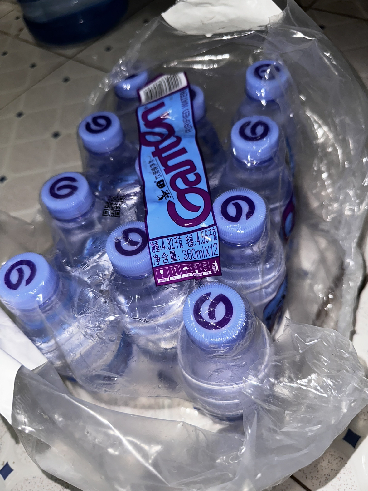 景田纯净水小瓶360ml饮用水12瓶会议家庭饮用水景田晒单图