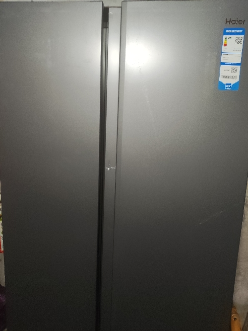 海尔(Haier)[旗舰新品]海尔519升大容量双开门风冷无霜变频一级能效AFR精控双循环超大巨冷冻对开门冰箱晒单图