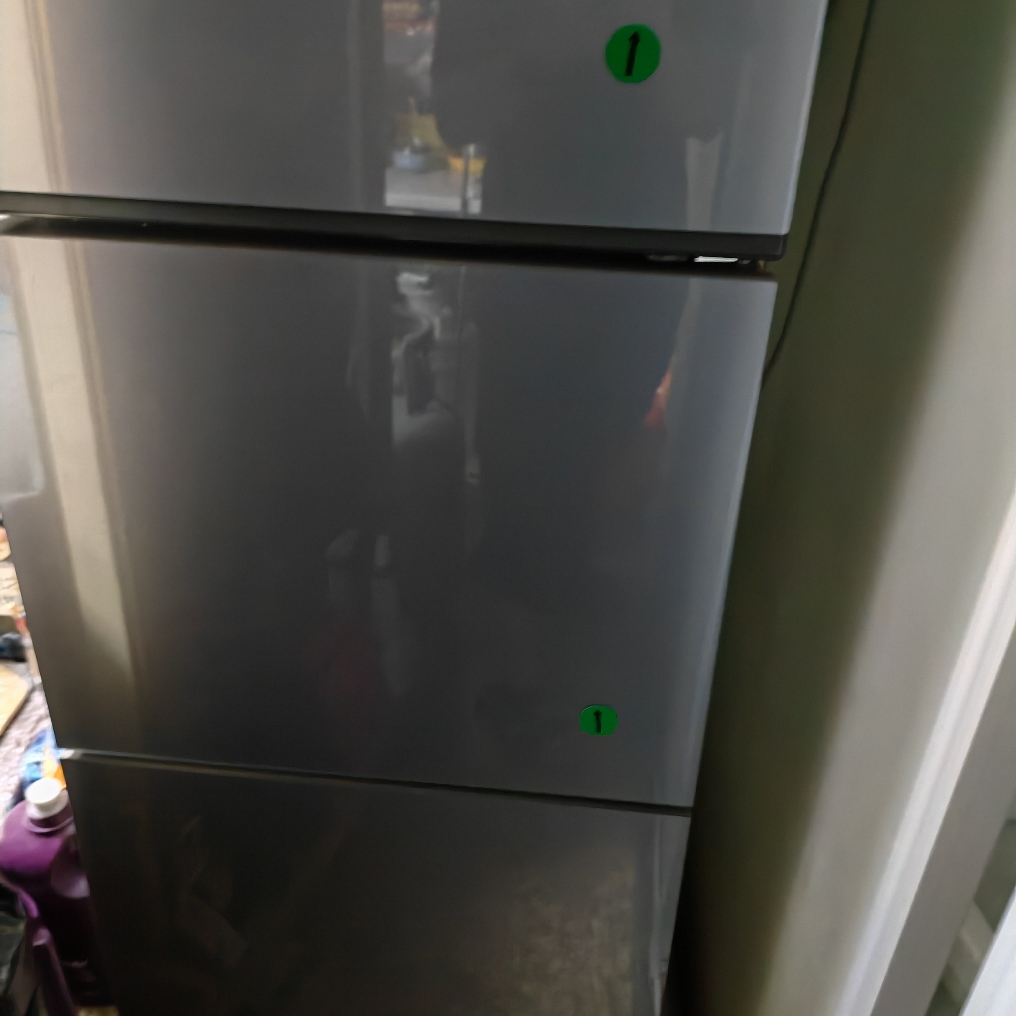 海尔(Haier) 251升无霜变频健康保鲜冰箱 简美三门 自然新鲜 一级变频 黑金净化BCD-251WGHC3E7AS晒单图