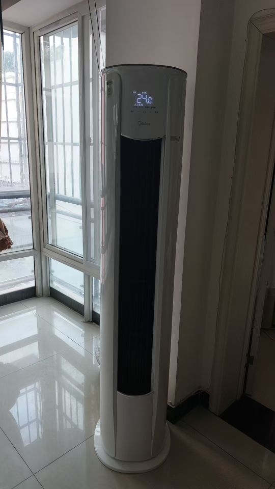 美的空调3匹智行二代 新一级能效柜机变频冷暖大风口家用客厅立式圆柜 KFR-72LW/N8YH2-1晒单图