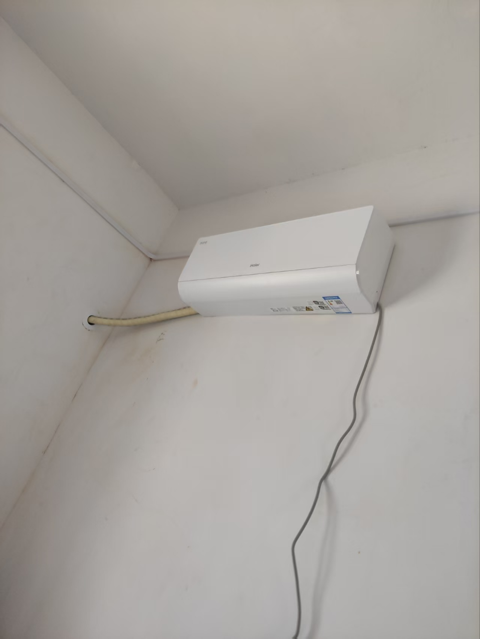 海尔(Haier)空调挂机净省电1.5匹p变频冷暖新一级双排神机卧室大风口节能省电KFR-35GW/E1-1Plus晒单图