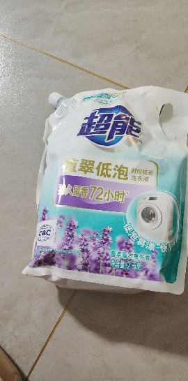 超能时尚炫彩洗衣液2kg大袋深层去污低泡易漂持久留香家庭实惠装晒单图
