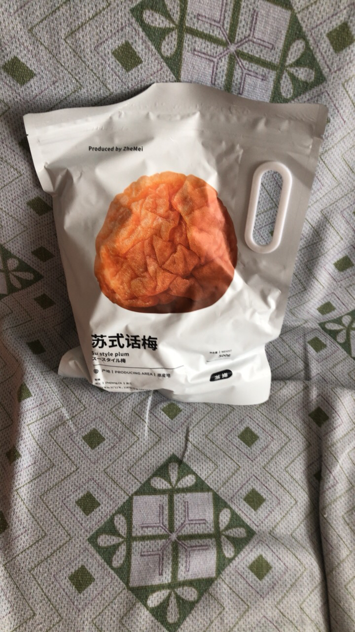 浙梅苏式话梅500g酸甜奶油话梅馋嘴梅办公室零食晒单图
