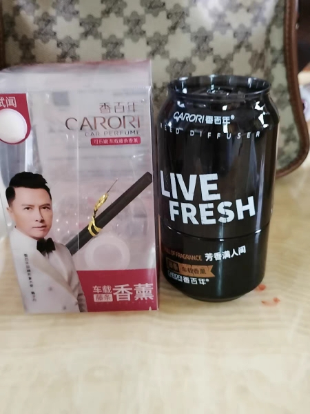 香百年 车载香水汽车香薰摆件 汽车用品 车内装饰品车用除味香氛小车空气清新剂 Z291 邂逅[可乐瓶外观+安全不撒漏]晒单图