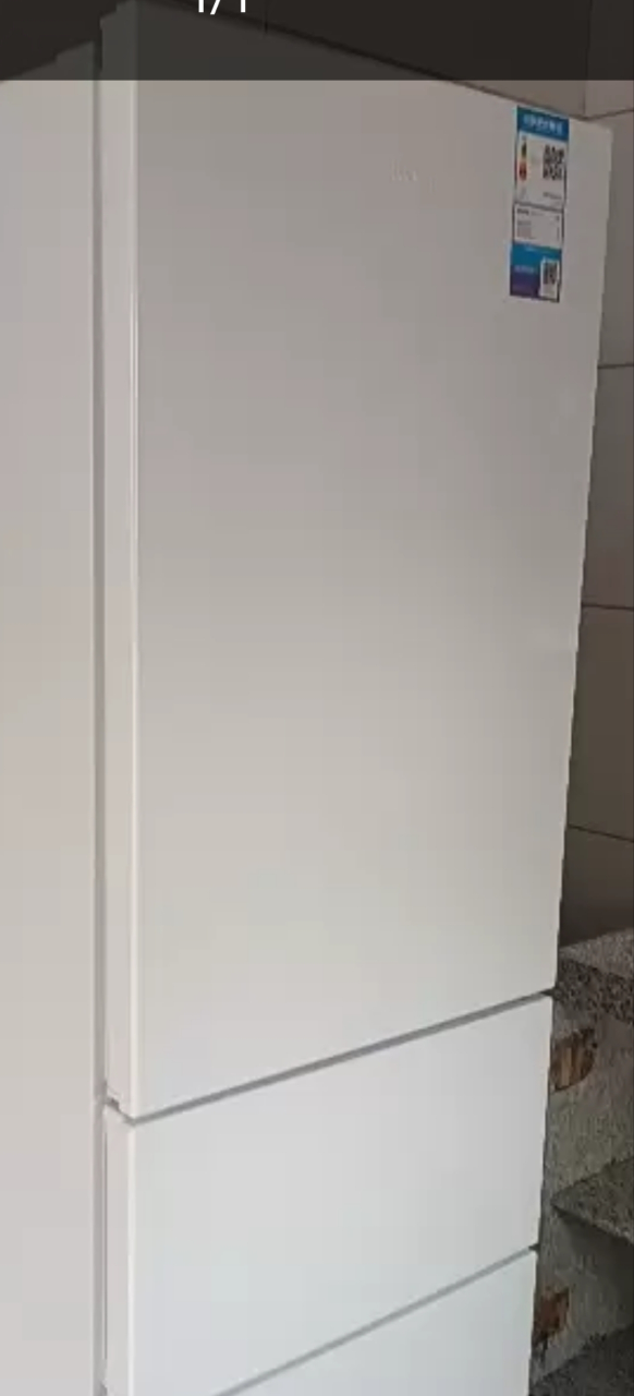 美的冰箱BCD-271WTGPZM沁玉蓝晒单图