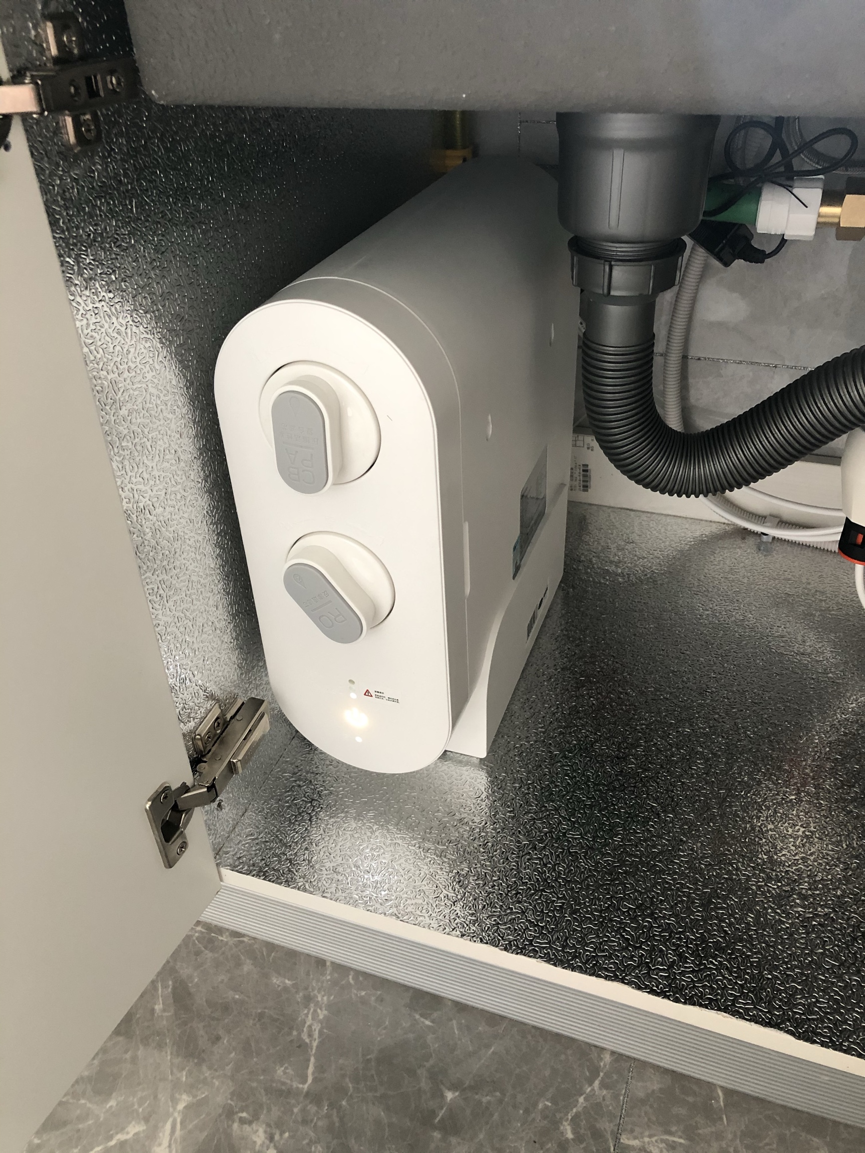 汉斯顿/Hunsdon 0阻垢剂添加净水器家用直饮净水机厨下式RO反渗透母婴直饮机自来水过滤器D3晒单图