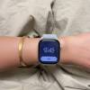 MX1K3CH/B Apple Watch S10 GPS 42 毫米银色铝金属表壳 丹宁色运动型表带-M/L晒单图