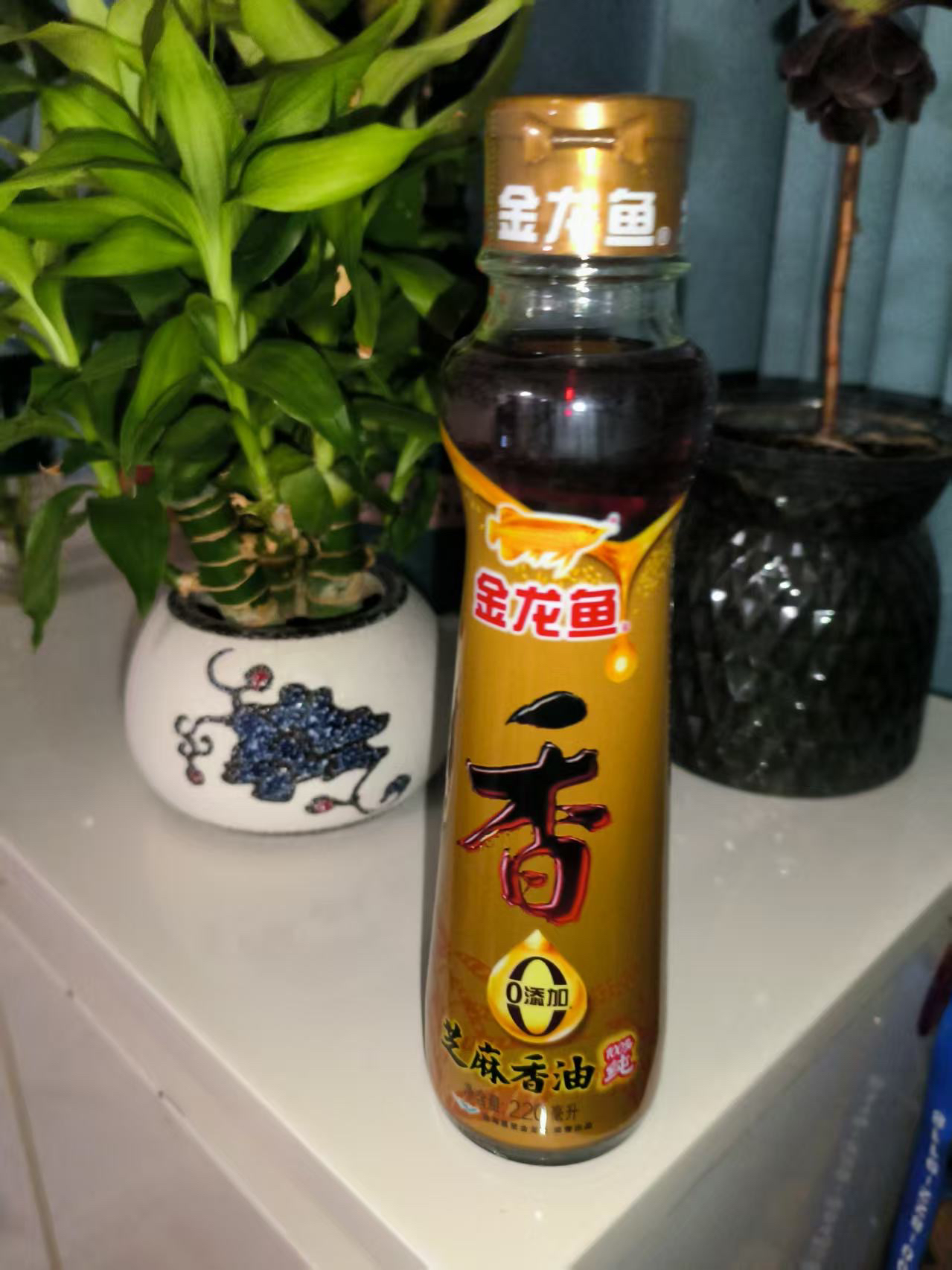 金龙鱼纯芝麻油220ml/瓶装香油火锅油压榨调味油烹饪凉拌小磨香油凉拌油纯芝麻小磨香油火锅凉拌香油压榨油调味品家庭用套装晒单图