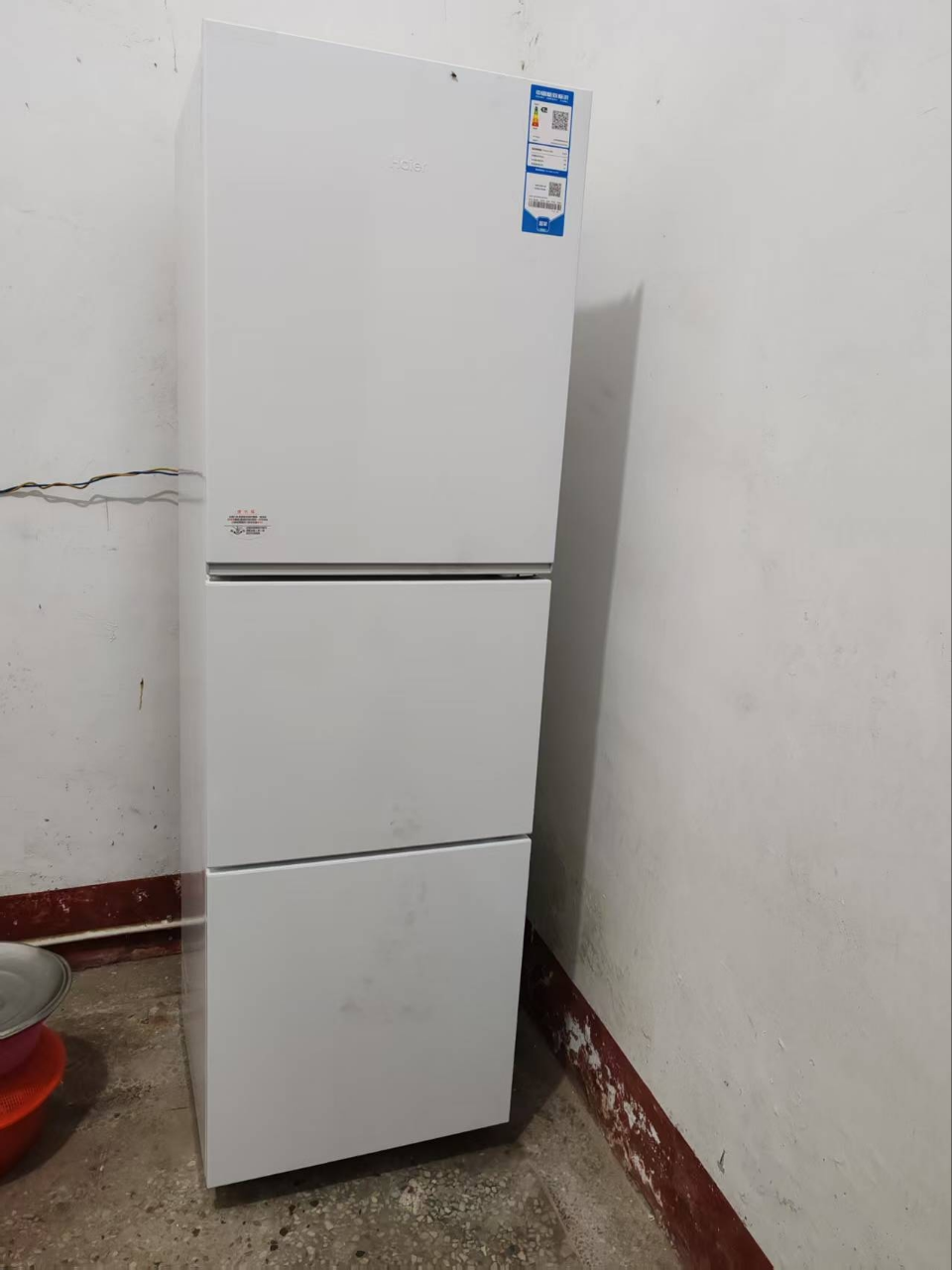海尔(Haier) 251升 风冷无霜 一级变频 健康保鲜冰箱BCD-251WGHC3E7WV晒单图