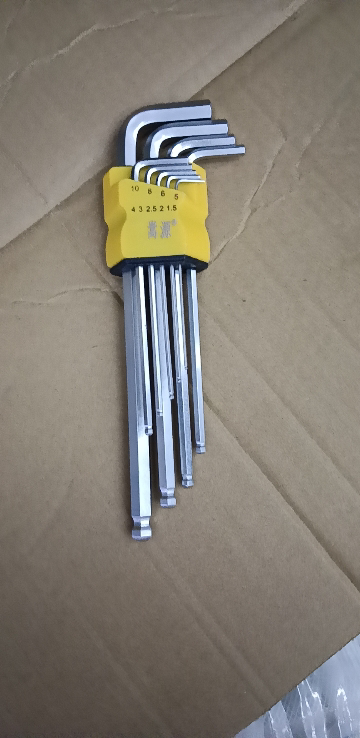 嵩源球头内六角扳手 中长1.5-10mm/套晒单图