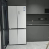 美的冰箱BCD-521WUSGPZM凝光白晒单图