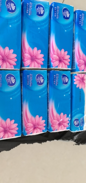 维达(Vinda)抽纸 超韧100抽*10包S码 湿水不易破 卫生纸 纸巾 餐巾纸晒单图