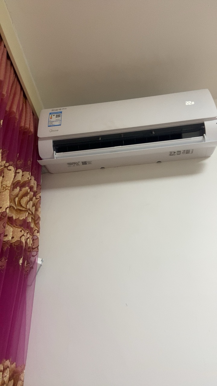 [官方正品]美的空调1.5匹p酷省电Pro新一级变频冷暖壁挂式家用卧室智能挂机KFR-35GW/N8KS1-1P晒单图