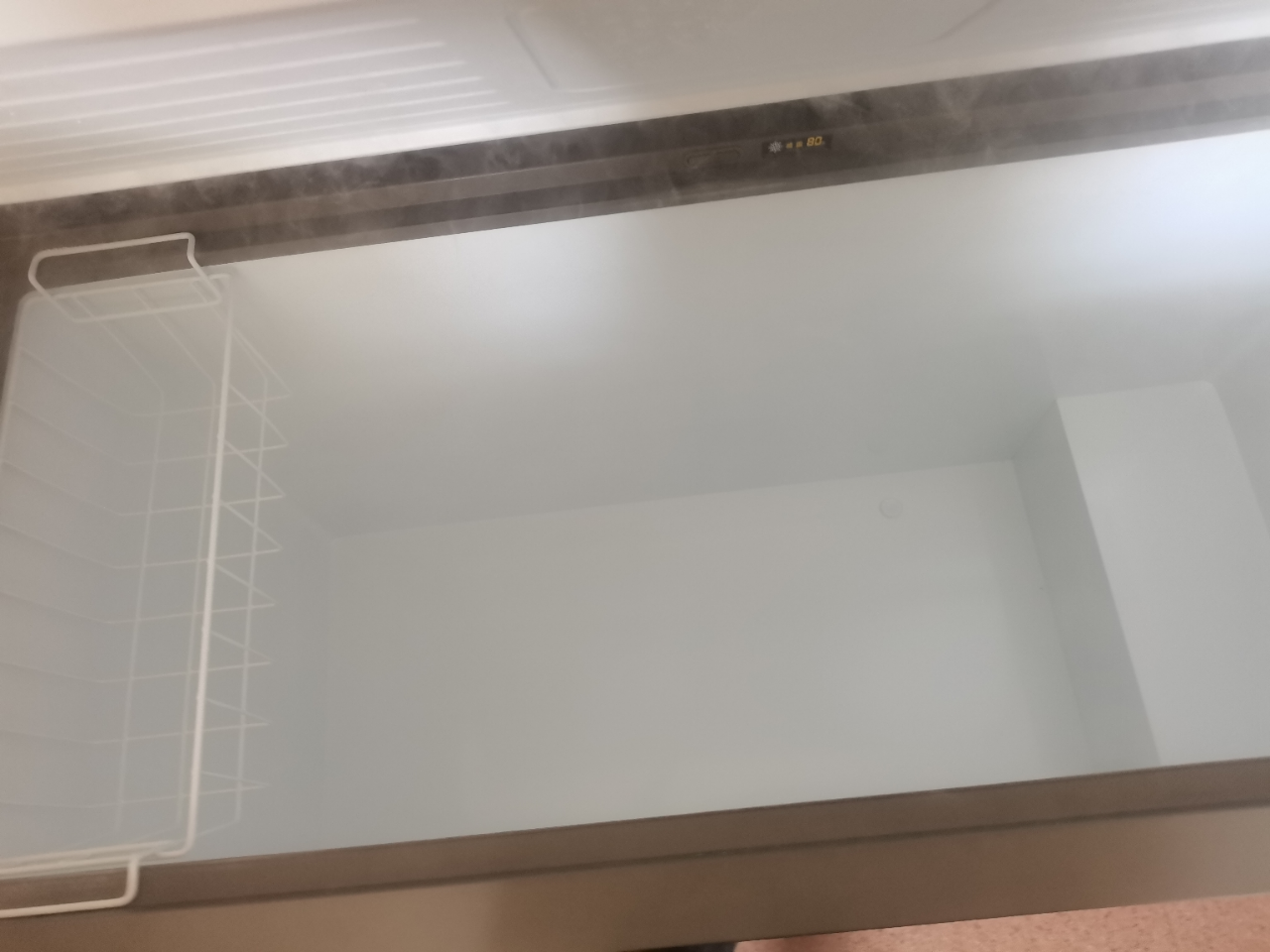 海尔(Haier)冰柜零下38度超低温柜369升商用大容量一级能下冷柜 海鲜深冷速冻细胞级冷冻柜 电子控温晒单图