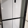 美的(Midea)60cm薄系列十字双开四开门多门超薄嵌入式风冷家用白色智能电冰箱一级双变频MR-457WUSPZE白晒单图