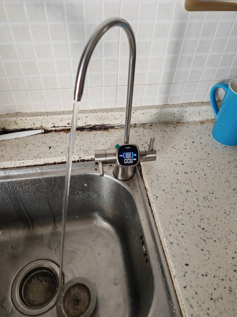 海尔(Haier)自然湃pro家用净水器600G净水机 RO反渗透过滤厨下自来水过滤直饮纯水机 HKC1560-R610晒单图