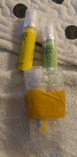 英国Fresh talk口气清新剂口腔喷雾男女便携装20ml 柠檬味+薄荷味各一瓶口喷 2026年2月到期晒单图