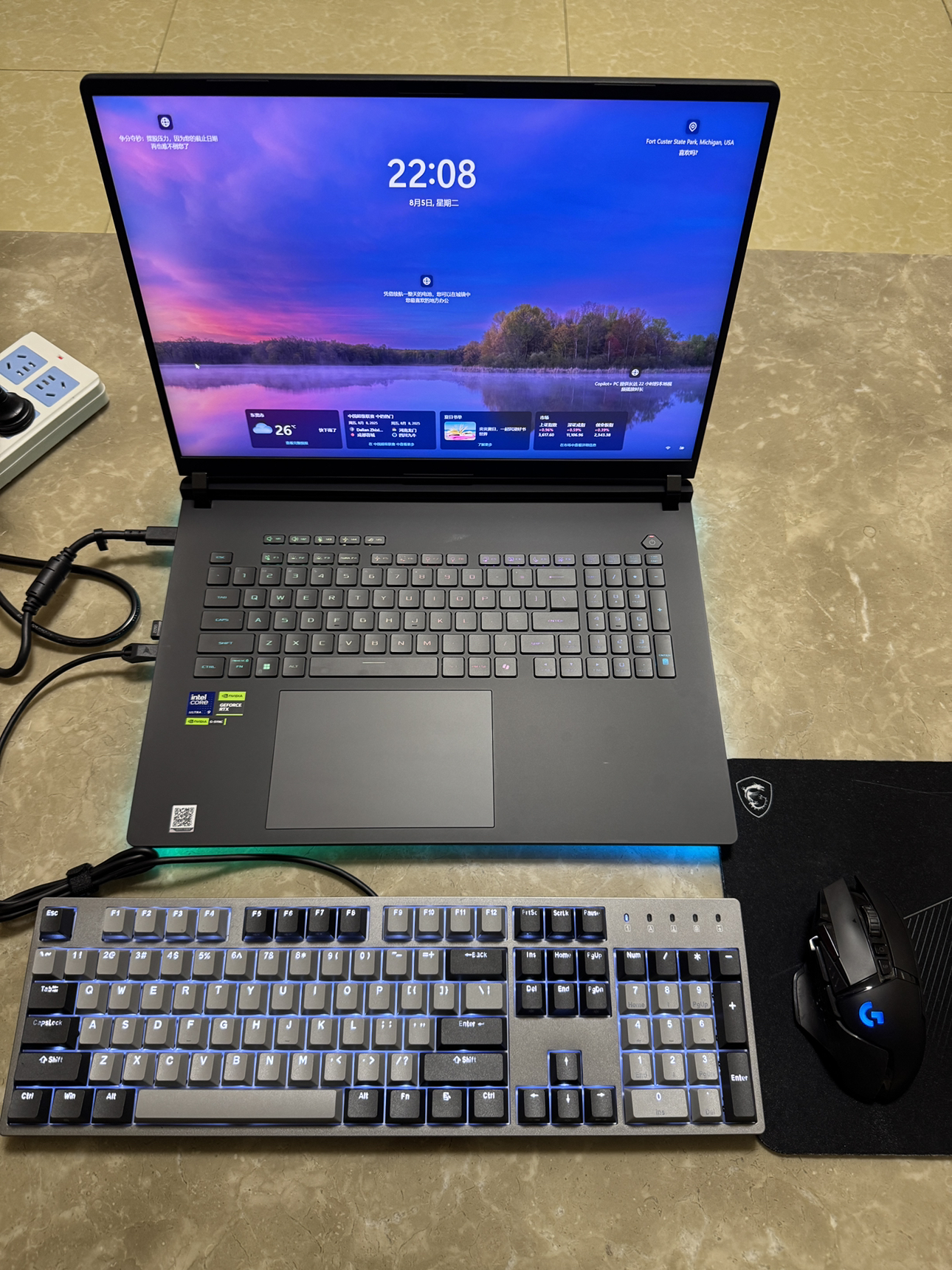 ROG枪神9 Plus 超竞版 酷睿U9 18英寸 游戏笔记本电脑(U9 275HX RTX5080 32G 1T 2.5K 240Hz MiniLED)晒单图