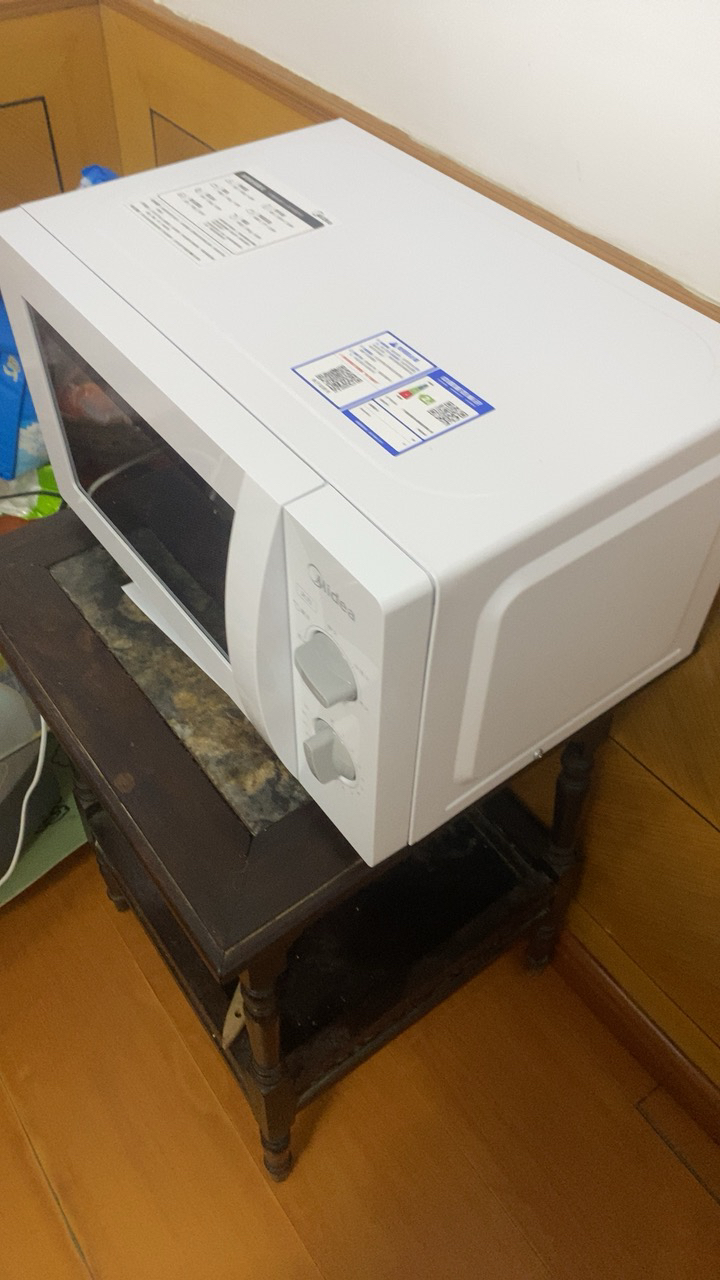 美的(Midea)微波炉多功能微波炉20L机械转 微波炉PM20A0 家用微波炉多功能20L[ST(W0)同款]晒单图