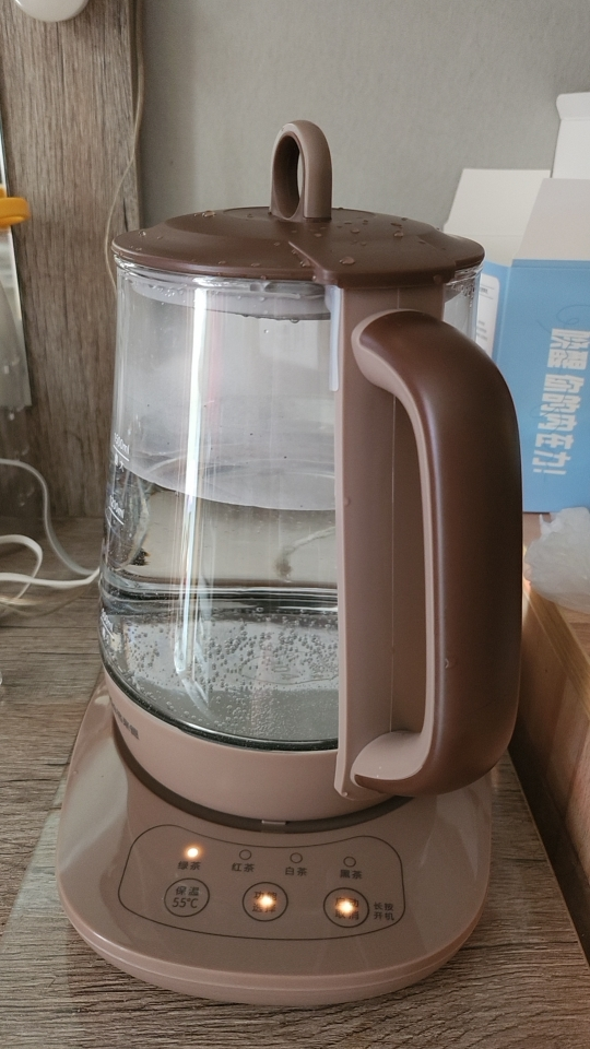 格来德 (Grelide)G1501E煮茶器烧水壶喷淋式蒸汽煮茶壶1.5L大容量电热水壶玻璃泡茶壶保温煮茶晒单图