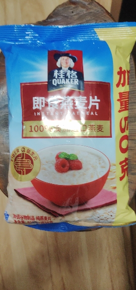 桂格燕麦片400g冲调谷物制品即食纯燕麦片早餐代餐食品冲饮晒单图