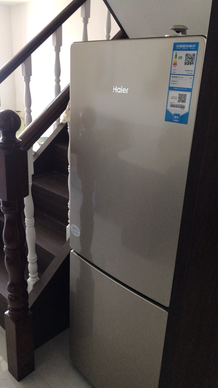 海尔(Haier)170升双门冰箱 风冷无霜 节能家用电冰箱 两门冰箱 家用小冰箱BCD-170WDPT晒单图