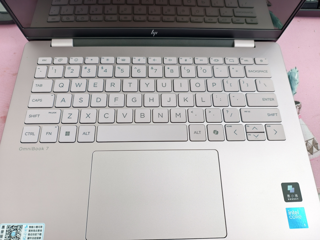惠普(HP)星BookPro14-fs0049TU笔记本电脑轻薄本14英寸商务办公学生(Intel Core 5-220H 32G 1T 2.8K 120Hz )粉晒单图